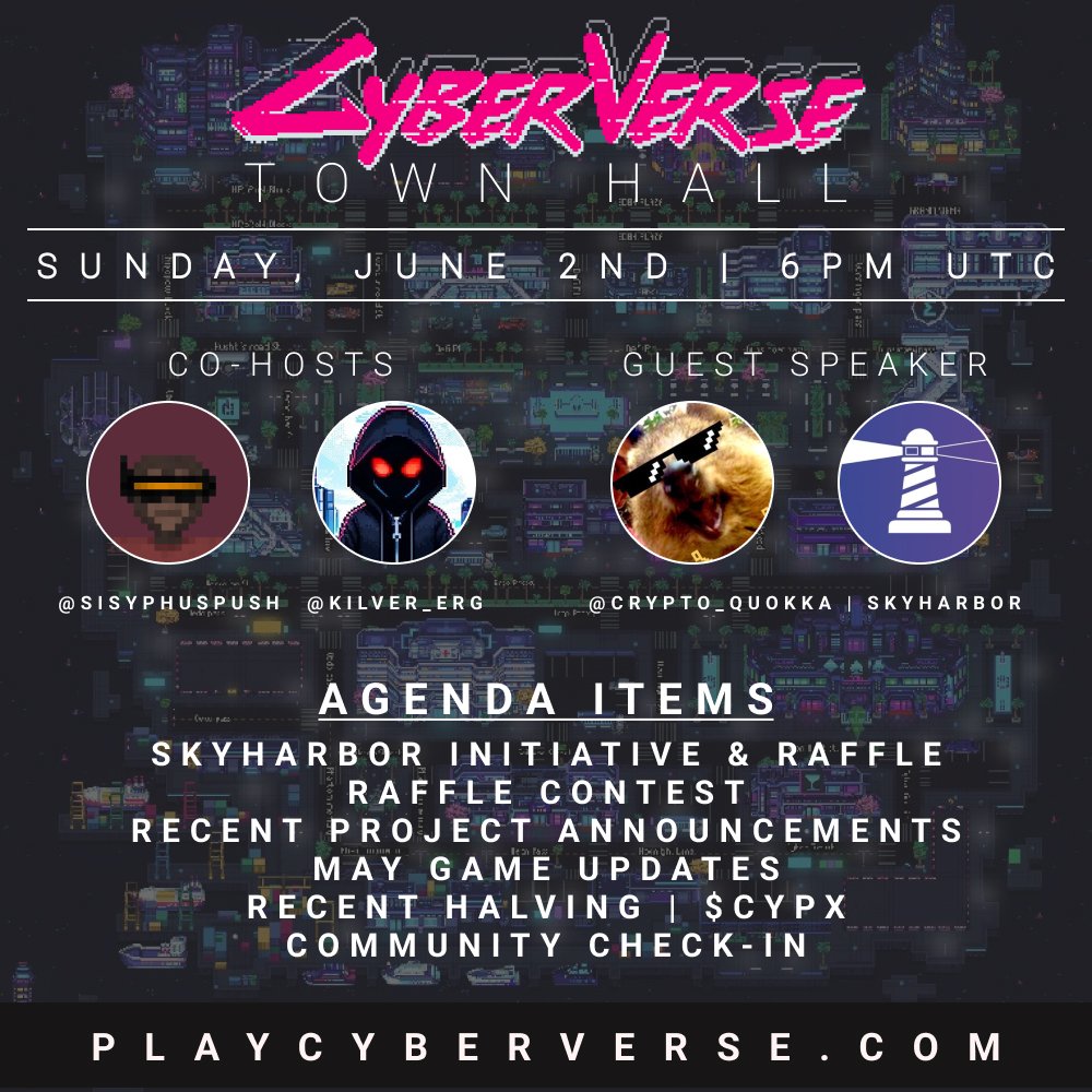 CyberVerse Town Hall Announcement!